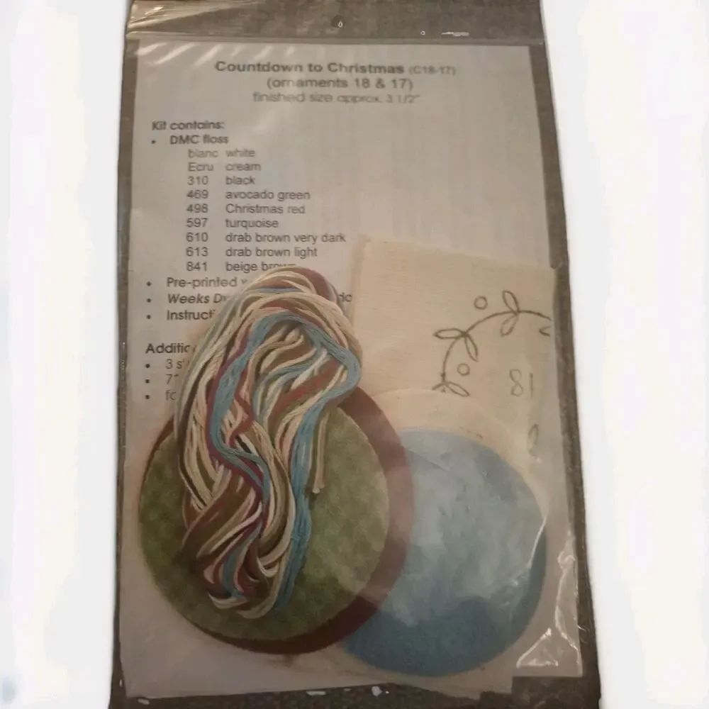 Pine Mountain Punch Needle Kit To Christmas Ornament 2 & 1